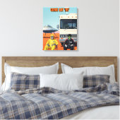 Cool Albuquerque UFO Canvas Afdruk (Insitu (Slaapkamer))