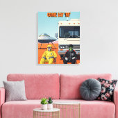Cool Albuquerque UFO Canvas Afdruk (Insitu (Woonkamer))