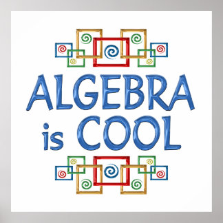 Cool Algebra Poster
