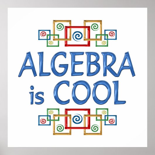 Cool Algebra Poster (Voorkant)