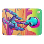 Cool Alien Desert Chillin Badmat (Voorkant)