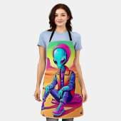 Cool Alien Desert Chillin Schort (Gedragen)
