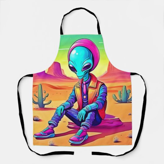 Cool Alien Desert Chillin Schort (Voorkant)