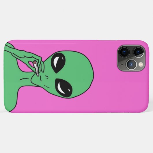Cool Alien , Funny Ufo , Roking Alien Case-Mate iPhone Case (Achterkant (horizontaal))