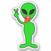 Cool alien sticker (Voorkant)