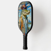 Cool Alligator Hiking Abstract Pickleball Paddle (Links)