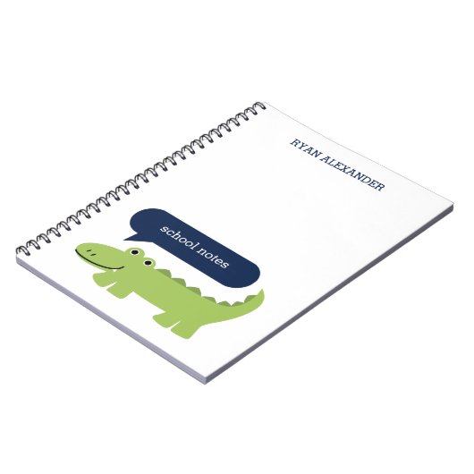 Cool Alligators, gepersonaliseerd Notitieboek (Linkerzijde)
