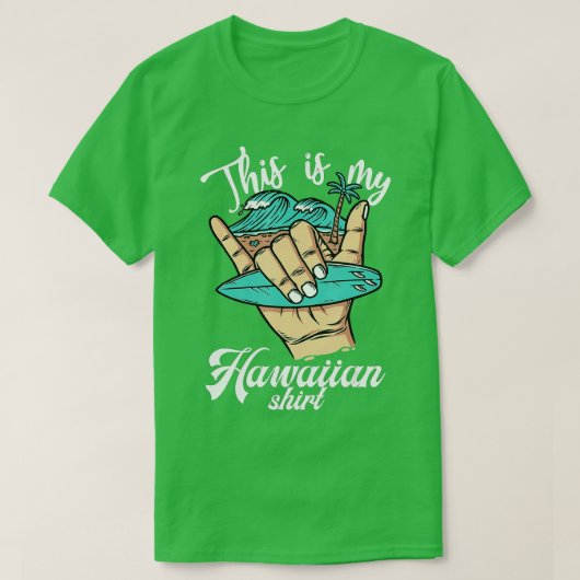 CooL Aloha Hawaii voor Mannen vrouwtjes jongens Di T-shirt (Design voorkant)