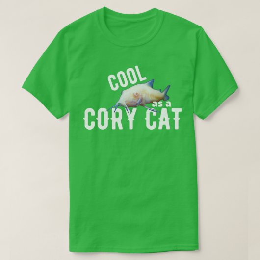 COOL ALS CORY CAT T-SHIRT (Design voorkant)