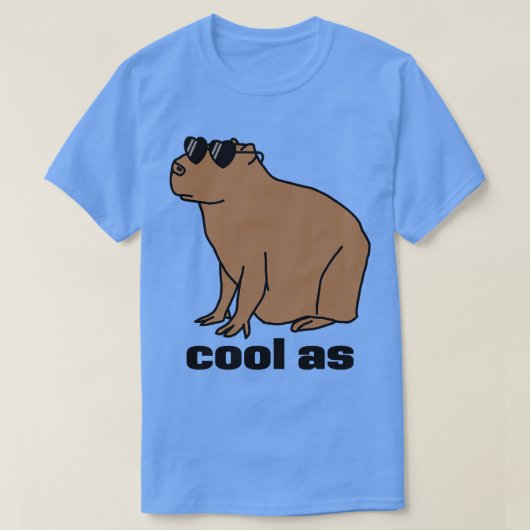 Cool als een Capybara T-shirt (Design voorkant)