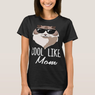 Cool als Mama Ragdoll Kat Mum Kerstmis T-shirt