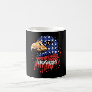 Cool American Flag Eagle Art - Amerikaanse vlag Koffiemok