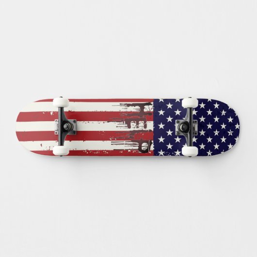 Cool American Flag Help Skateboard! Persoonlijk Skateboard (Horizontaal)