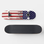 Cool American Flag Help Skateboard! Persoonlijk Skateboard (Horizontaal)