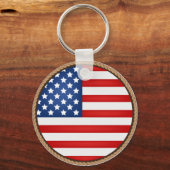 Cool American Flag Sleutelhanger (Voorkant)