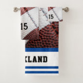 Cool American Football close-up foto Bad Handdoek (Insitu)