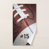 Cool American Football close-up foto Bad Handdoek (Handdoek)