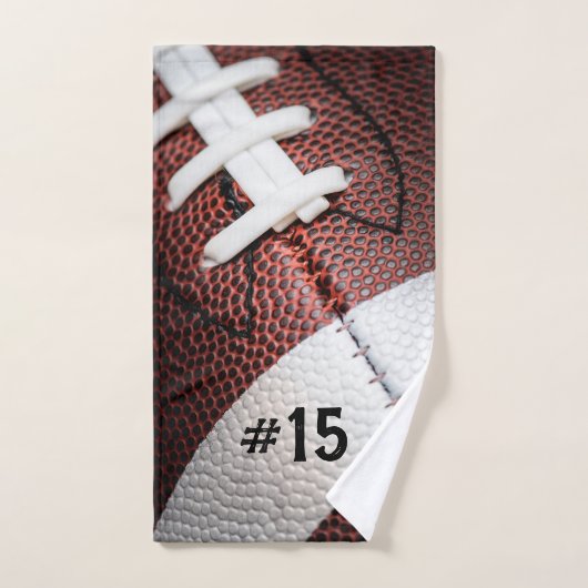 Cool American Football close-up foto Bad Handdoek (Handdoek)