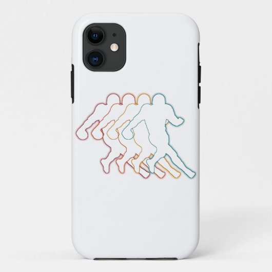Cool American Football Player Artwork Case-Mate iPhone Case (Achterkant)