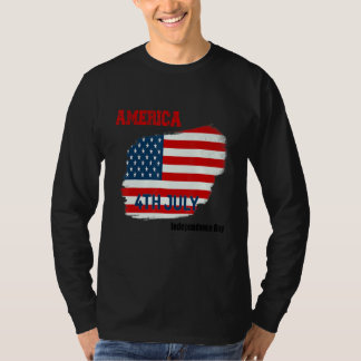 Cool Amerikaanse Onafhankelijkheidsdag 4 juli Amer T-shirt