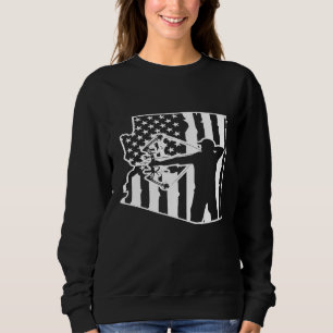 Cool Amerikaanse Vlag Arizona Boogschieten Bow Jag Trui