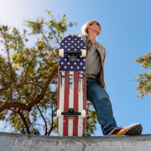 Cool Amerikaanse Vlag Hulp Skateboard! Persoonlijk Skateboard