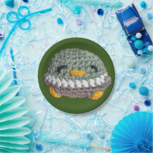 Cool Amigurumi Duck!!! Papieren Bordje