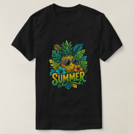 Cool Ananas met Zonnebril - schattige zomer T-shirt