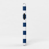 Cool Ananas Tropisch ,Marineblauw Gestreept  Case-Mate iPhone Case (Achterkant/rechts)