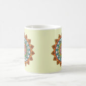 Cool and Colorful Mandala Pattern Koffiemok (Center)