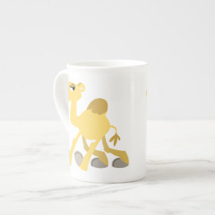 Cool and Cute Cartoon Camel Bone China Mok