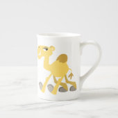 Cool and Cute Cartoon Camel Bone China Mok (Rechts)