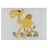 Cool and Cute Cartoon Camel Cutting Board Snijplank (Voorkant)