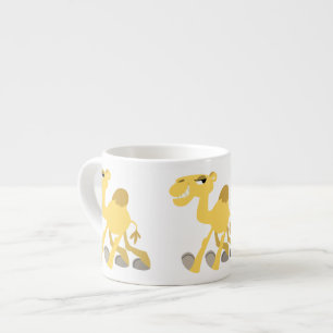 Cool and Cute Cartoon Camel Espresso Mok