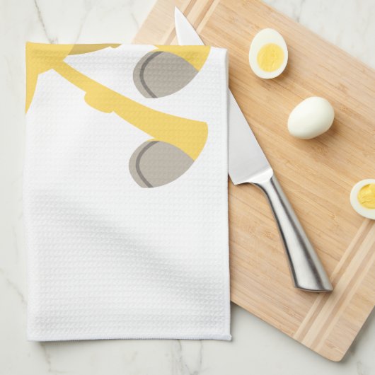 Cool and Cute Cartoon Camel Kitchen Towel Theedoek (Quarter Fold)