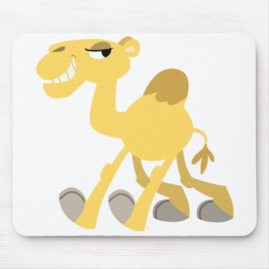 Cool and Cute Cartoon Camel Mousepad Muismat (Voorkant)