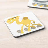 Cool and Cute Cartoon Camel Onderzetter Set (Linkerzijde)