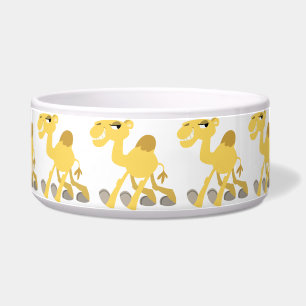 Cool and Cute Cartoon Camel Pet Bowl Voerbakje