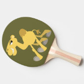 Cool and Cute Cartoon Camel Ping Pong Paddle Tafeltennisbatje (Zijkant)