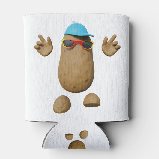 Cool And Cute Spud Potato Blikjeskoeler (Achterkant)