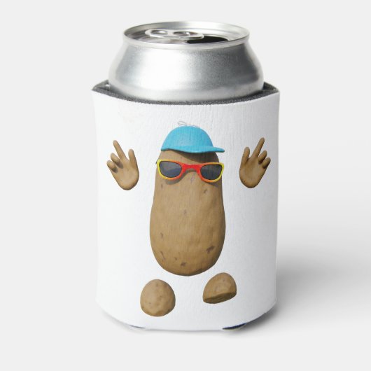 Cool And Cute Spud Potato Blikjeskoeler (Blikje Achterkant)