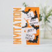 Cool and Fun, Front to Back Halloween Kaart (Staand voorkant)