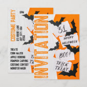 Cool and Fun, Front to Back Halloween Kaart (Voorkant / Achterkant)