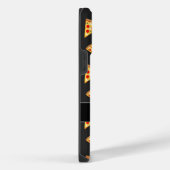 Cool and fun pizza slices pattern Monogram iPhone Hoesje (Rechterkant)