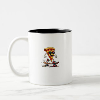 Cool and Funny National Pizza Day: Laugh, Enjoy Tweekleurige Koffiemok