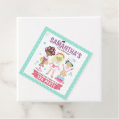 Cool and Girly Spa Party Bedankjes Labels (In situ)