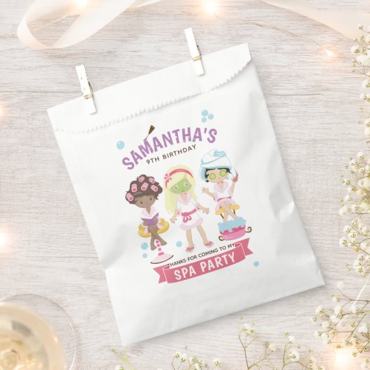 Cool and Girly Spa Party Bedankzakje (Geknipt)
