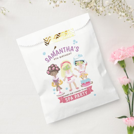 Cool and Girly Spa Party Bedankzakje (Gezegeld)