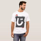 Cool and stylish Japanese Hiragana T-shirt "じ"  (Voorkant volledig)