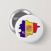 Cool Andorra Ronde Button 5,7 Cm (Voorkant /achterkant)